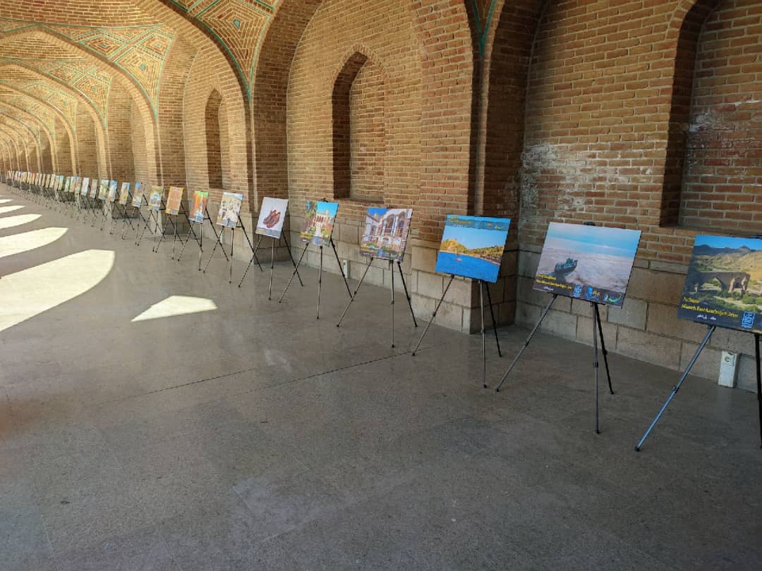 برگزاری نمایشگاه معرفی ظرفیت‌های گردشگری و صنایع‌دستی آذربایجان شرقی در مسجد کبود